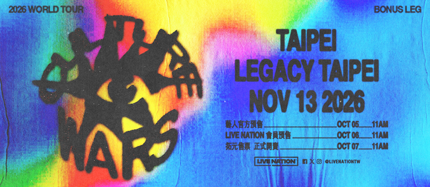 CULTURE WARS LIVE IN TAIPEI 2026