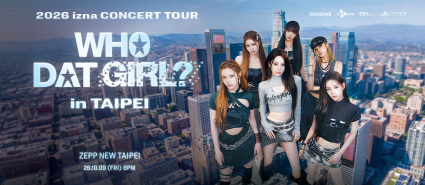 2026 izna Concert Tour: WHO DAT GIRL? in TAIPEI